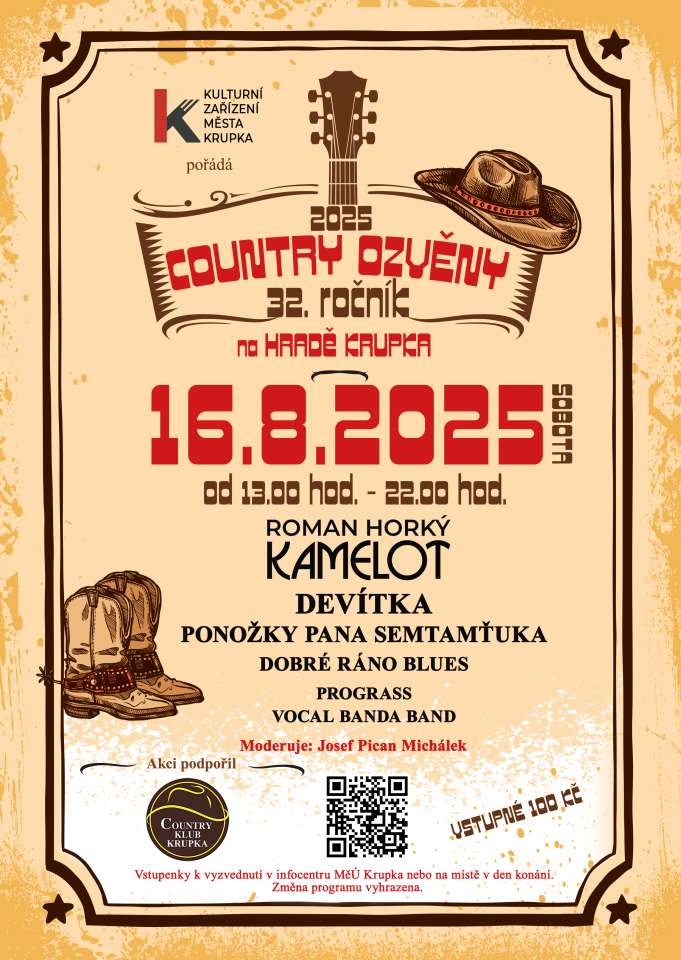 COUNTRY OZVĚNY, hrad Krupka 16. 8.