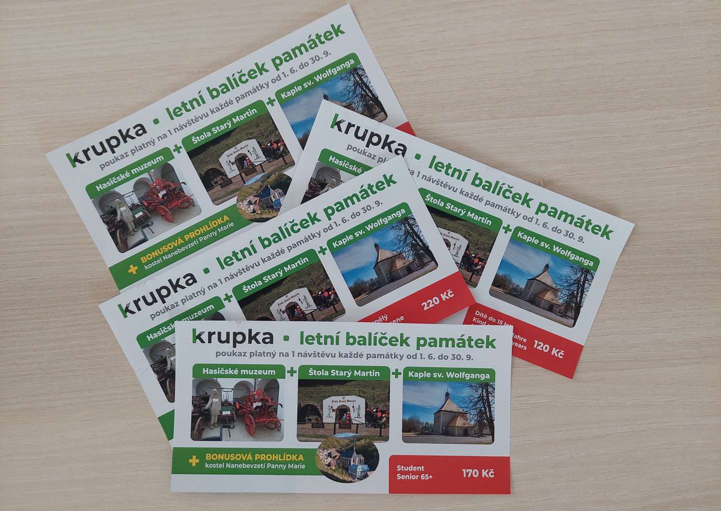 Letní balíček památek