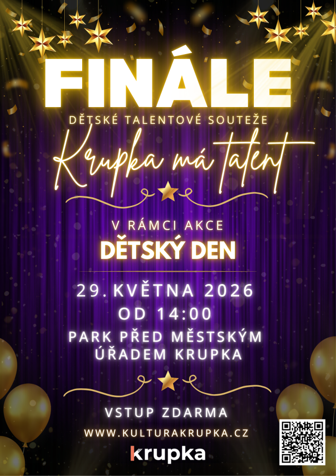 Finále soutěže Krupka má talent 29. 5.