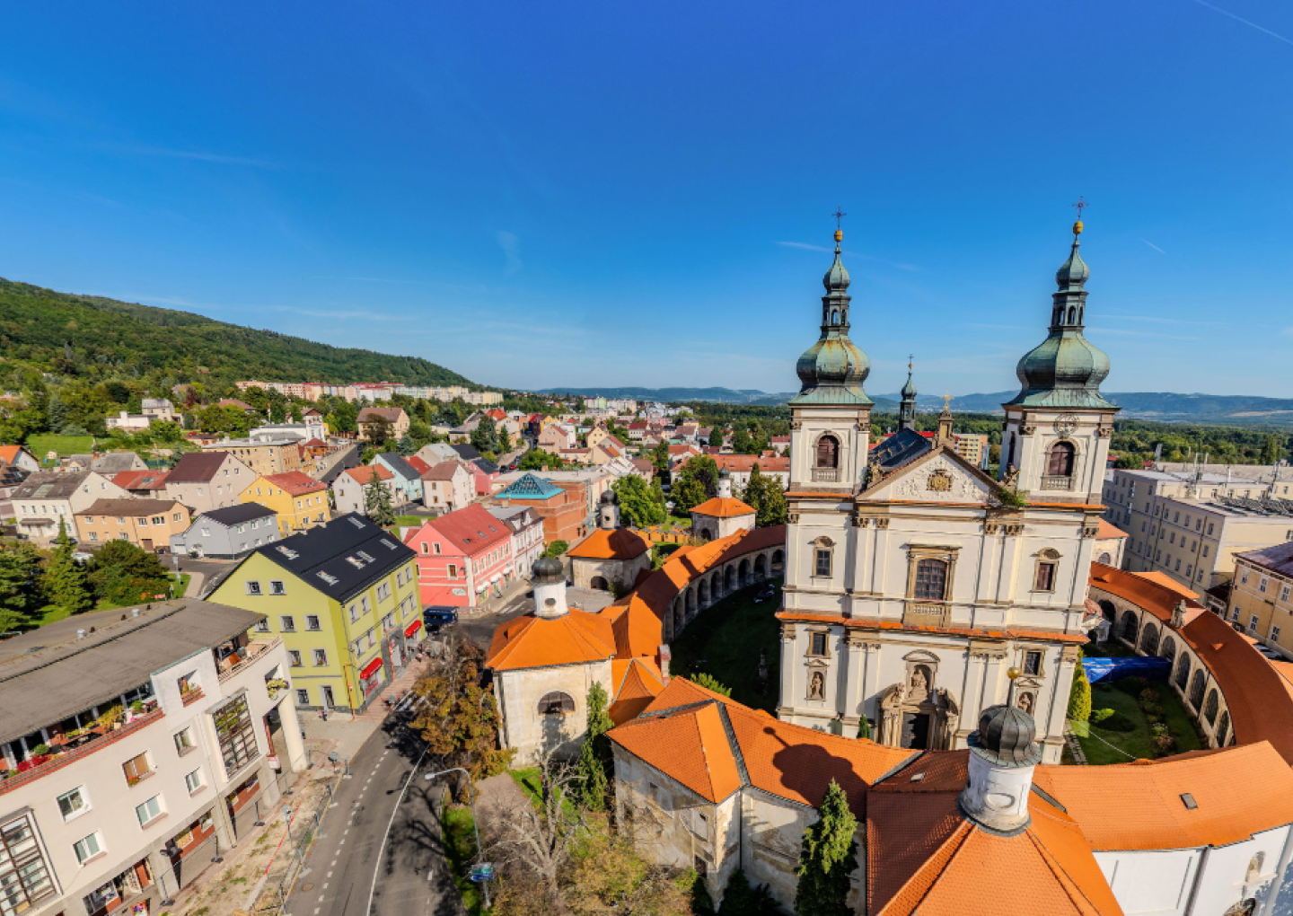 Virtuální letecká prohlídka města