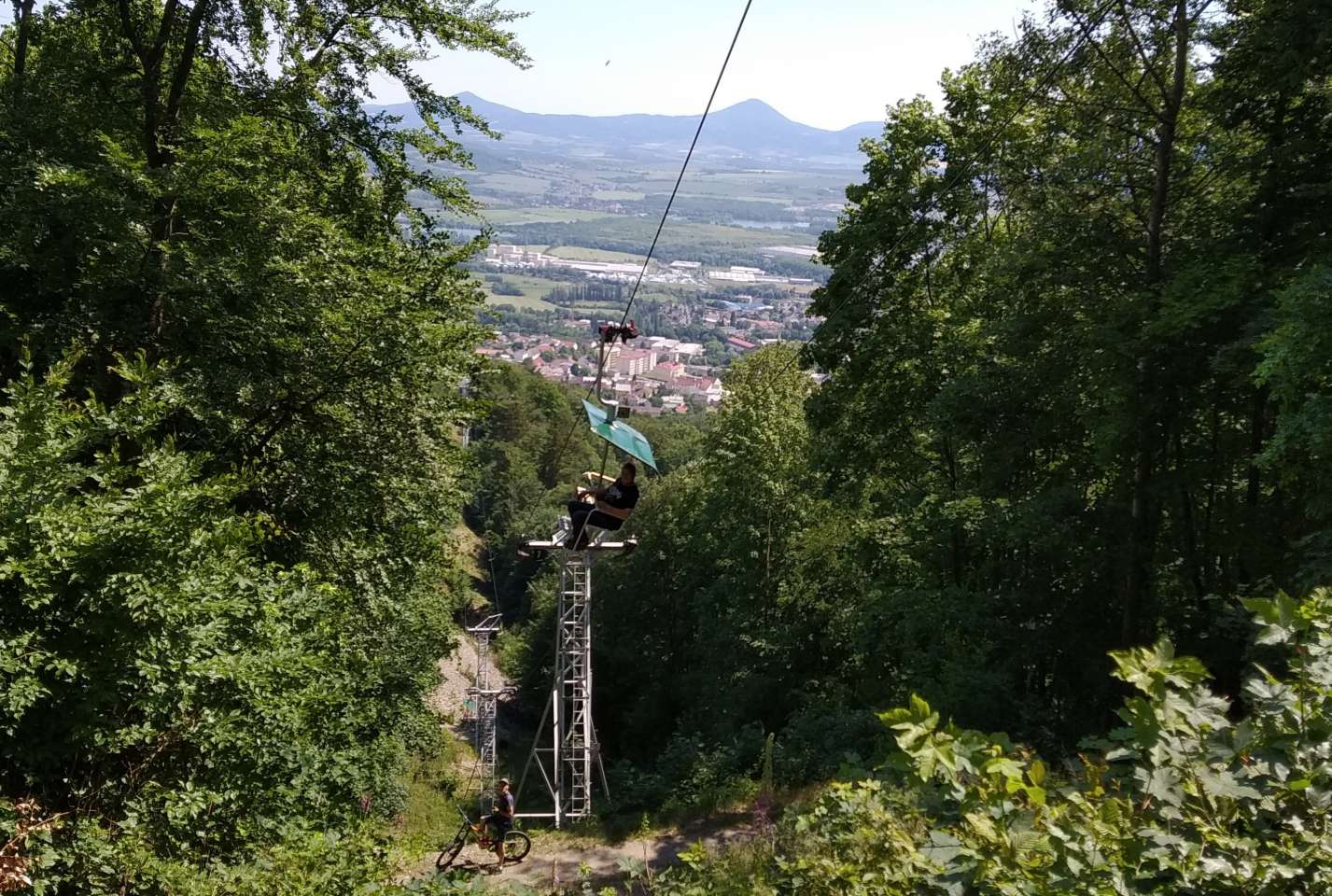 Revír Knöttel pod lanovkou