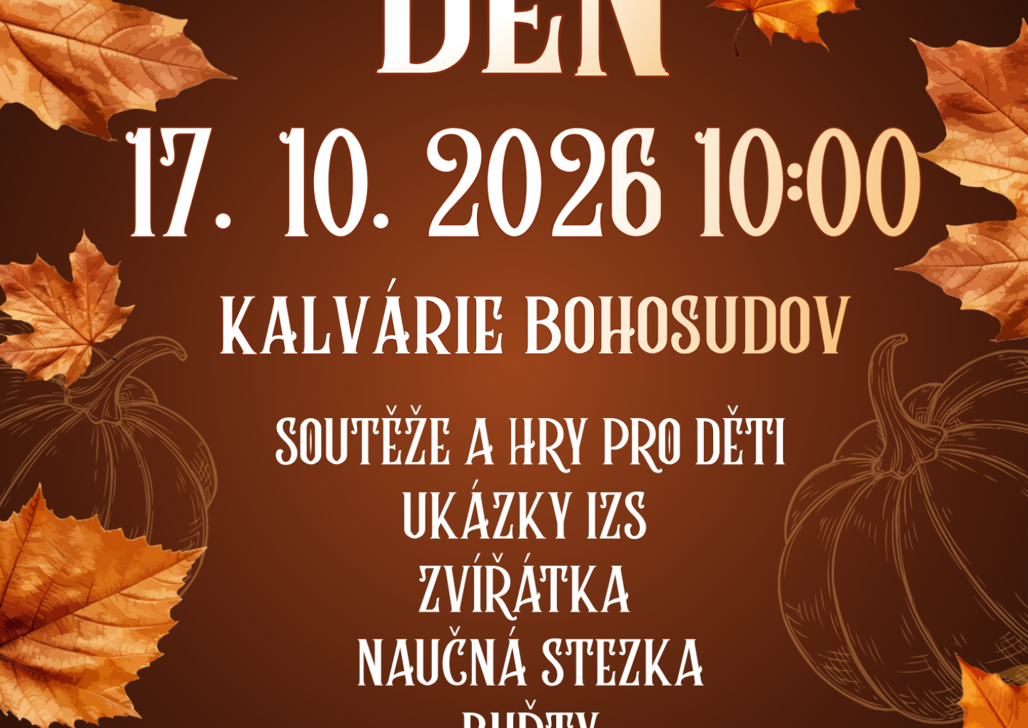 Rodinný den 17. 10.