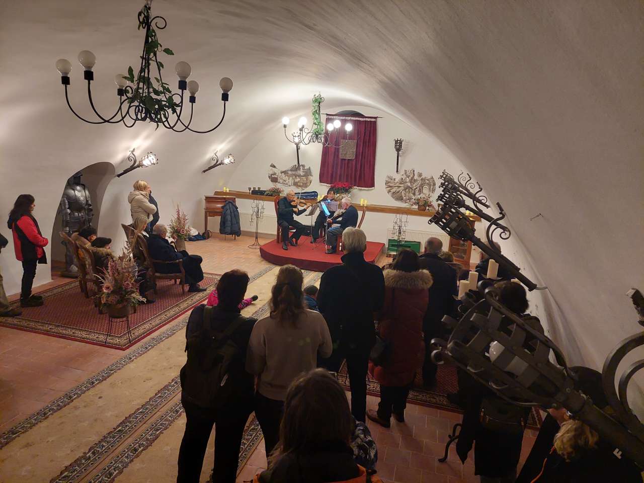 Adventní neděle s anděly na hradě byla úžasná