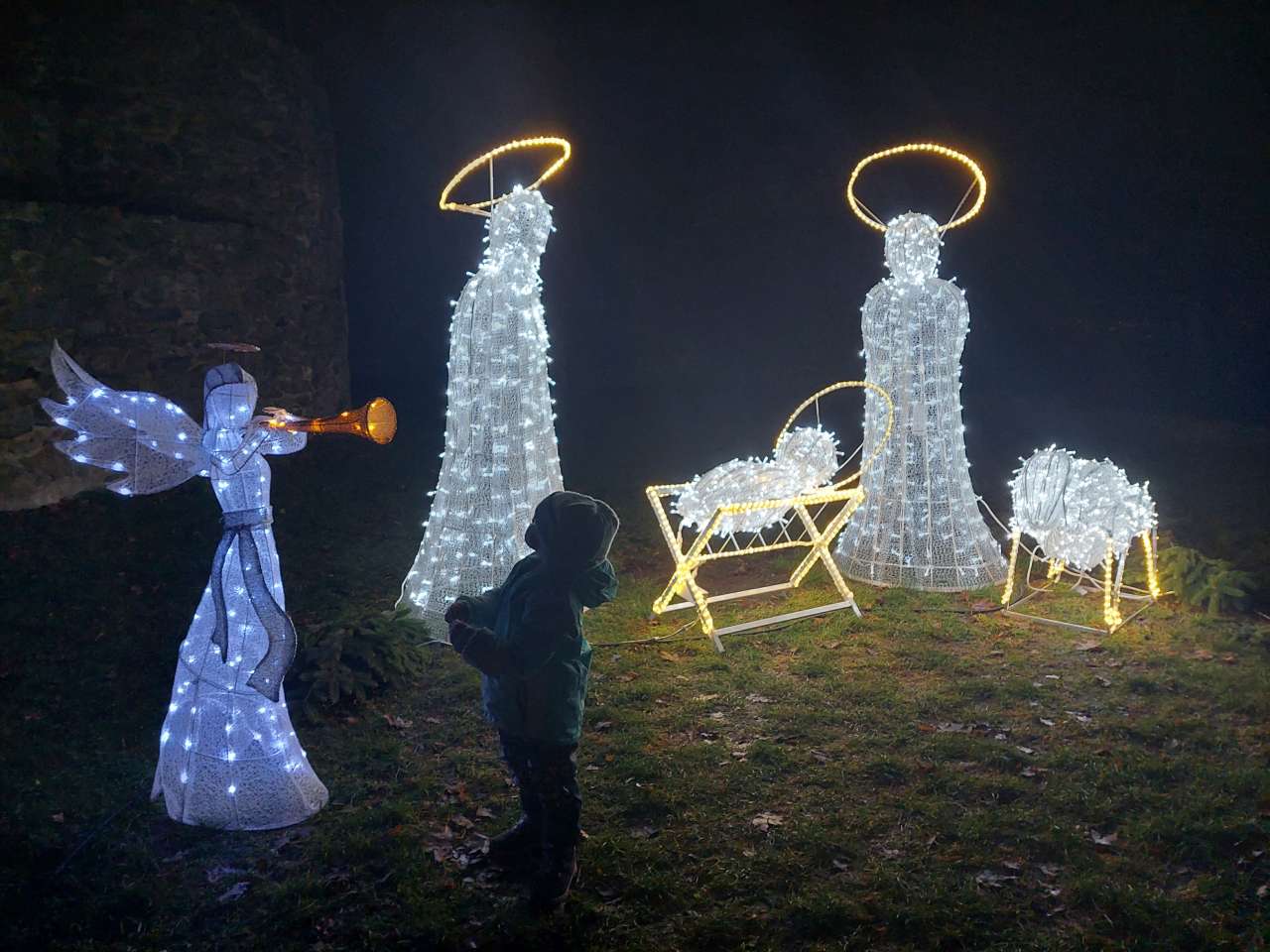Adventní neděle s anděly na hradě byla úžasná