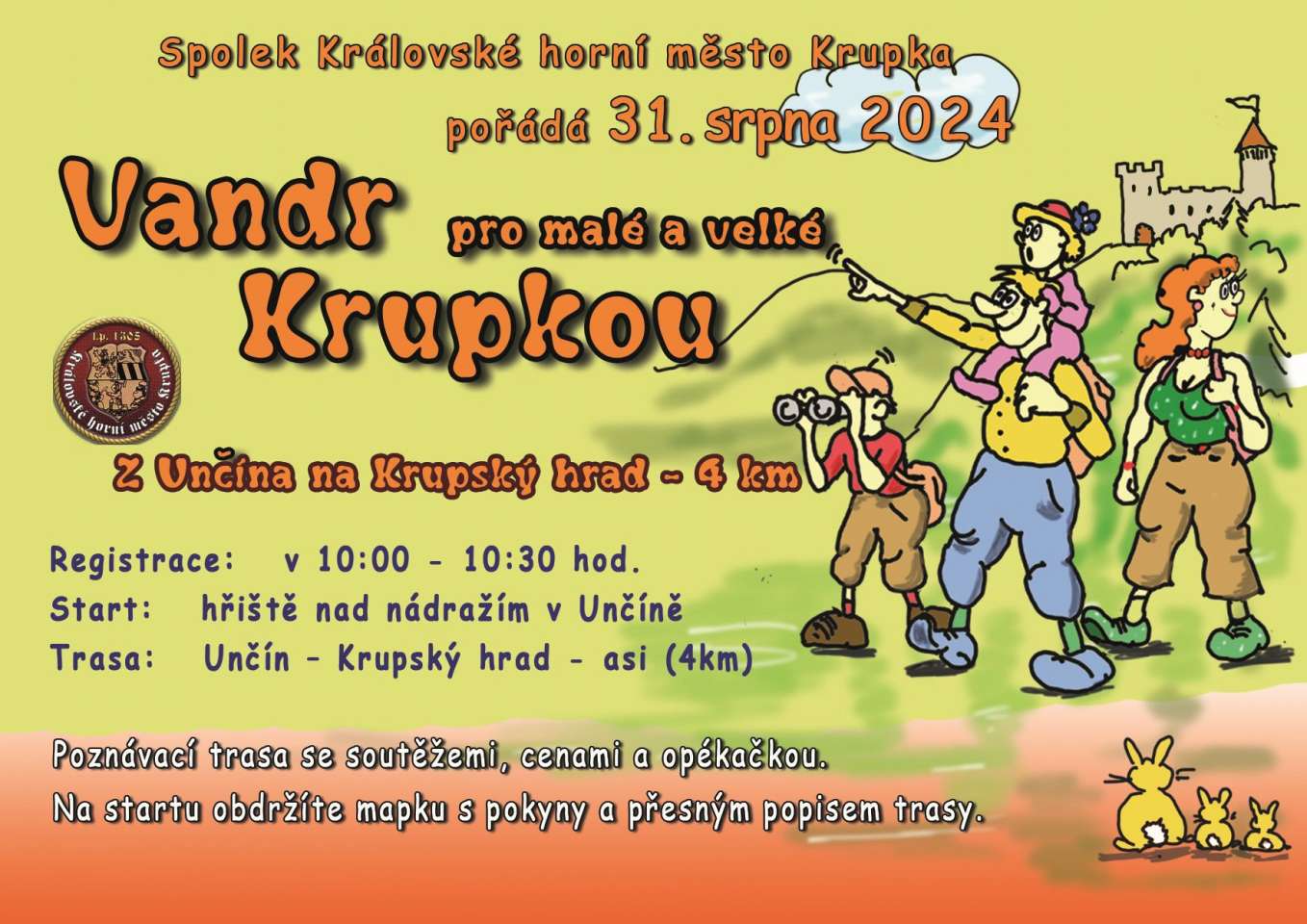 Výlet VANDR KRUPKOU 31. 8.