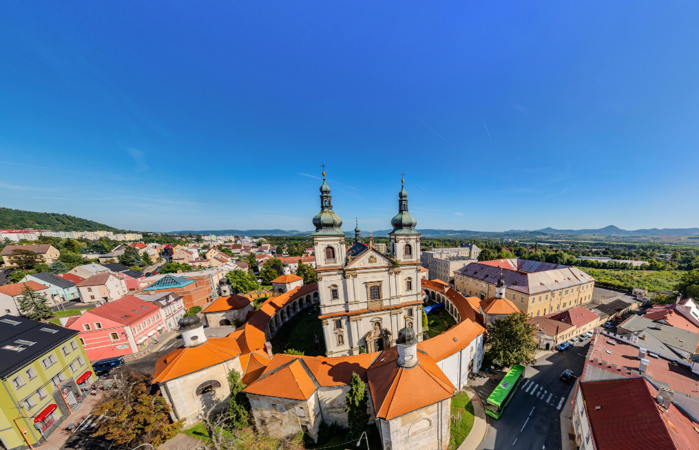 Virtuální letecká prohlídka města