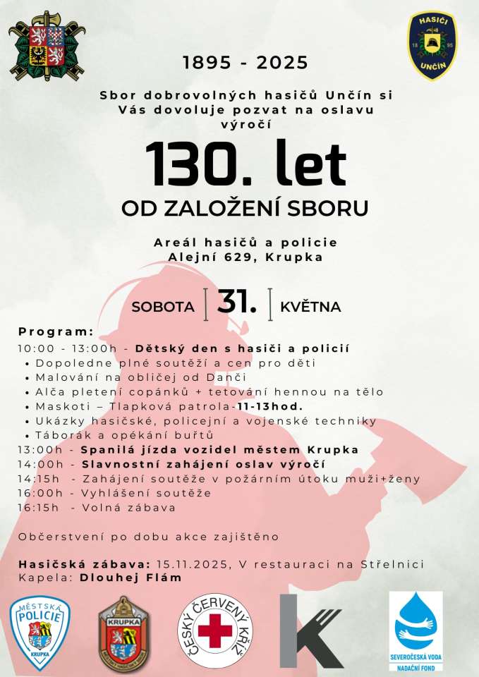 Oslava založení SDH Unčín 31. 5.